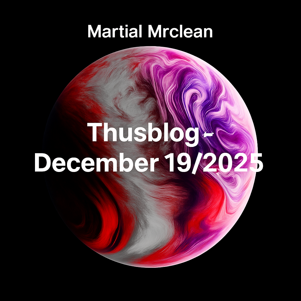Thusblog - December 19/2025