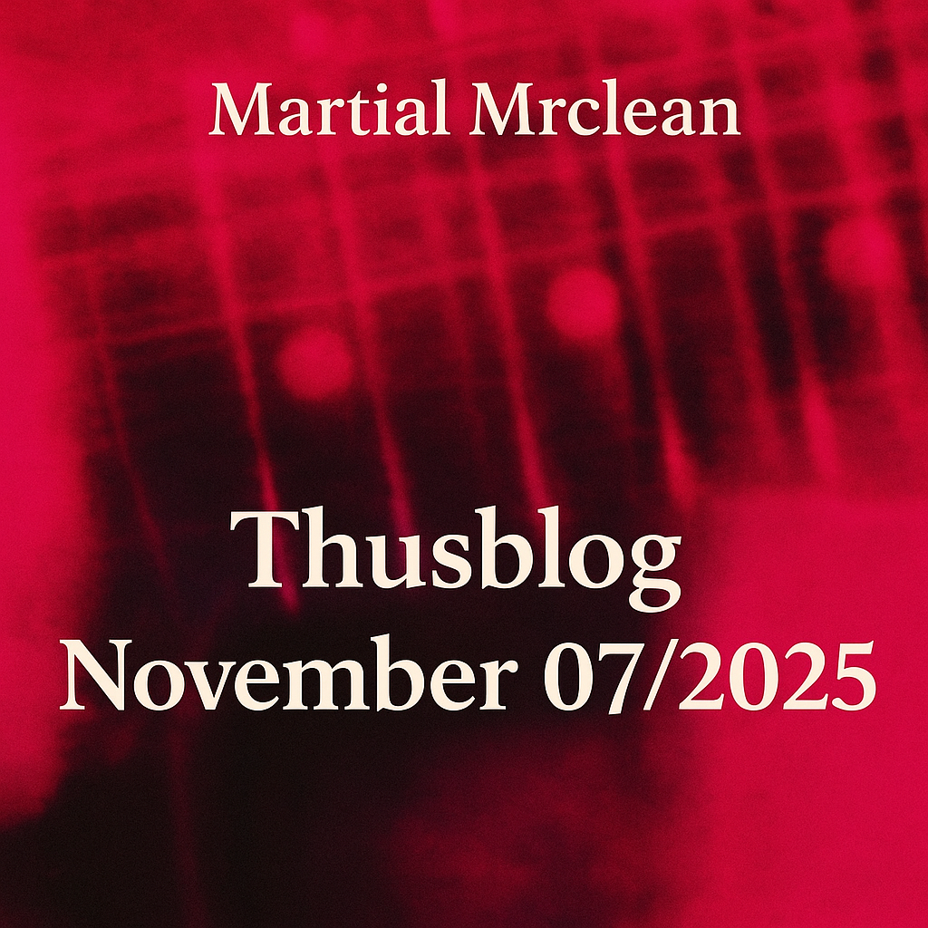 Thusblog selection - November 07/2025
