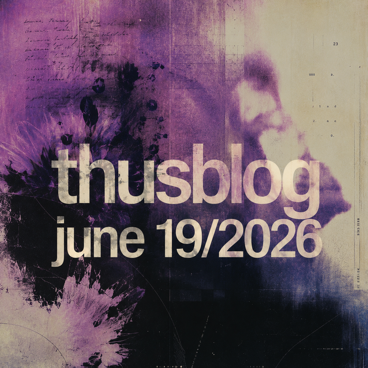 Thusblog - June 19/2026